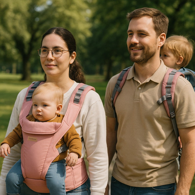 FamEase™ 2-in-1 Ergonomic Hip Seat Baby Carrier