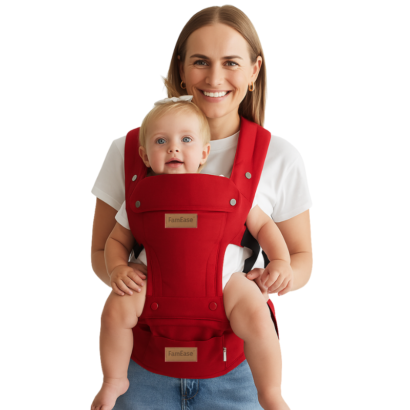 FamEase™ 2-in-1 Ergonomic Hip Seat Baby Carrier