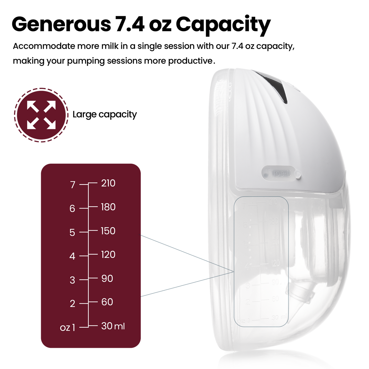 Hands-Free Electric Silent Breast Pump