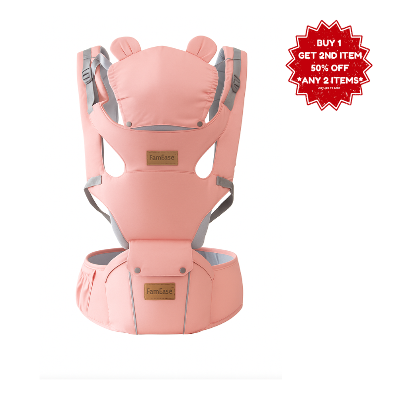 FamEase™ 2-in-1 Ergonomic Hip Seat Baby Carrier