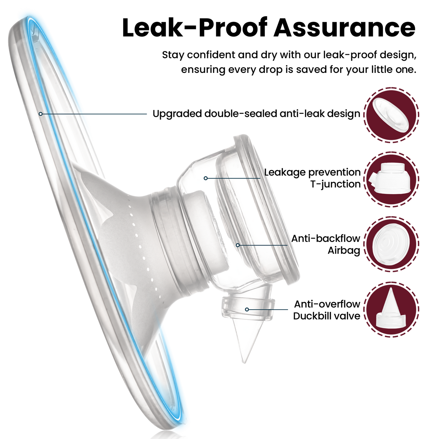 Hands-Free Electric Silent Breast Pump