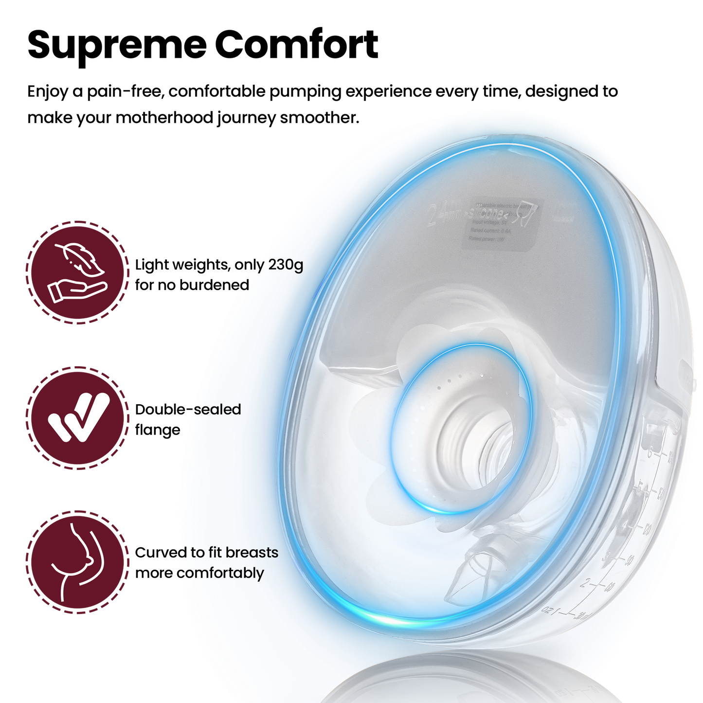 Hands-Free Electric Silent Breast Pump