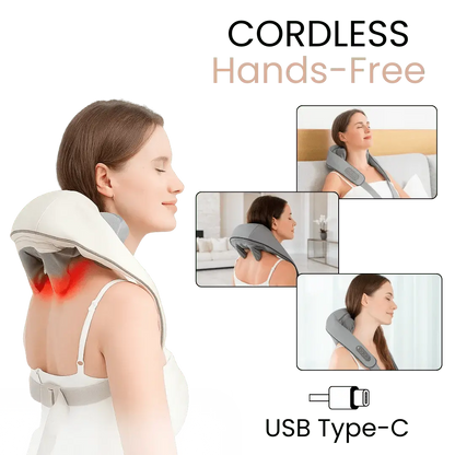 DeepRelief Pro™ Neck & Shoulder Massager with Heat