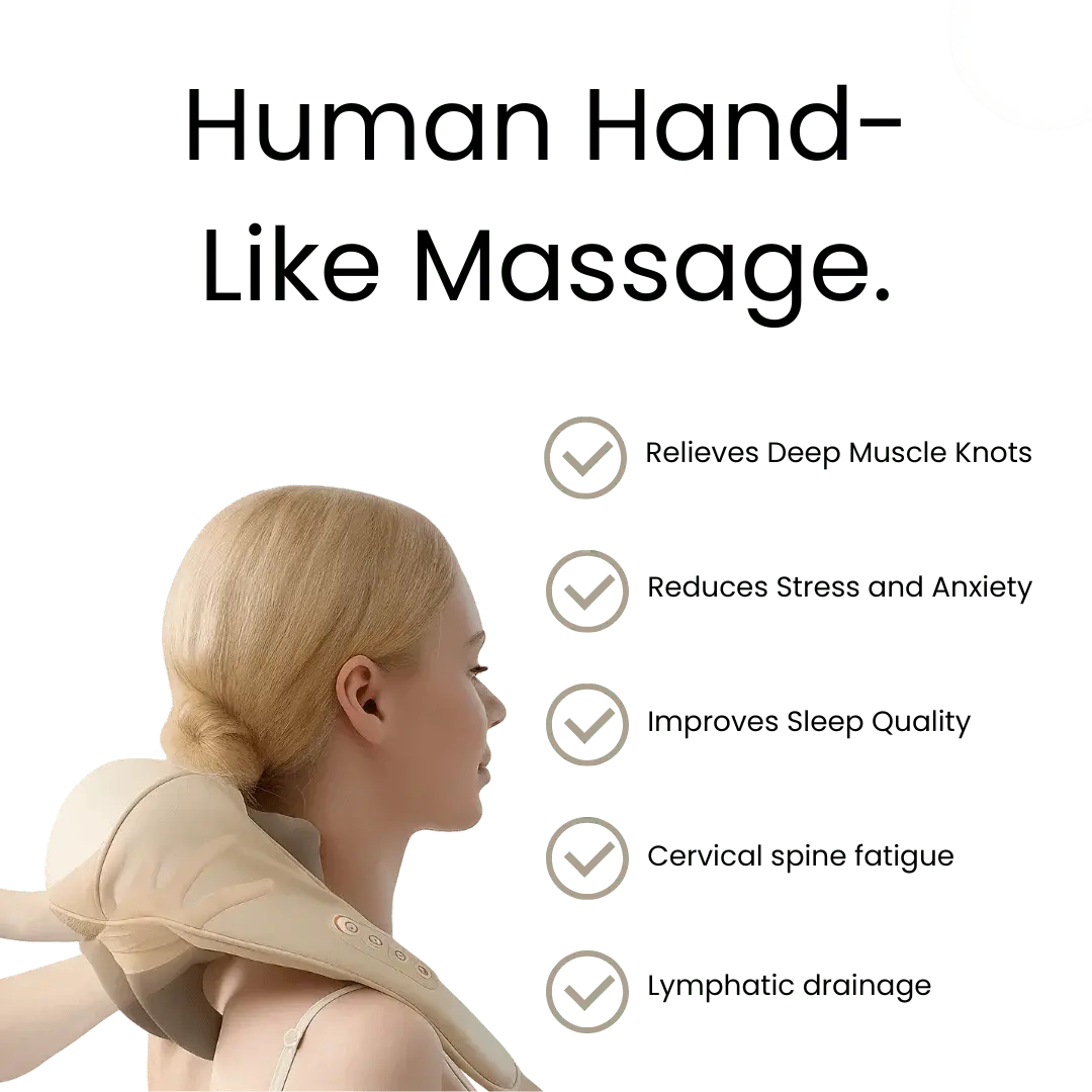 DeepRelief Pro™ Neck & Shoulder Massager with Heat